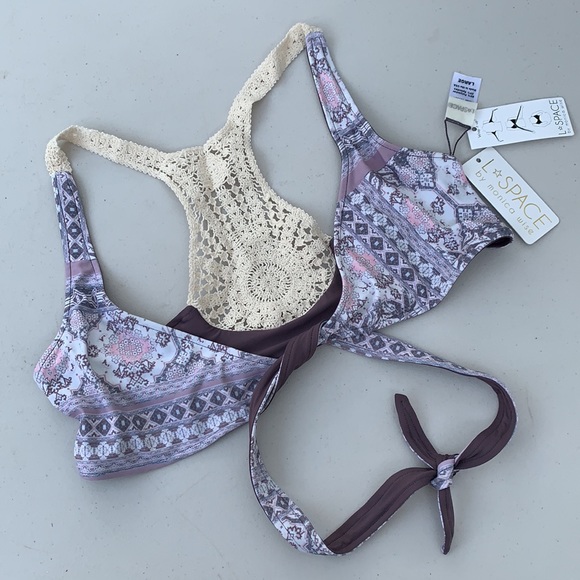 L*Space Swimwear Rimini Joey Reversible Bikini Top - Picture 6 of 9
